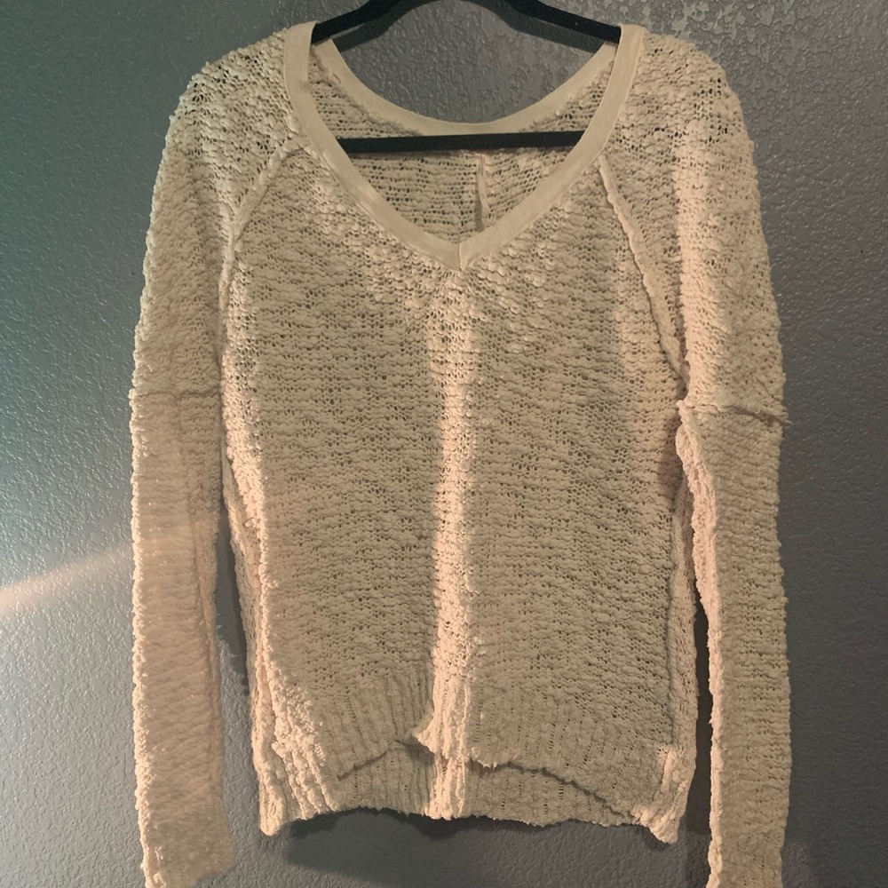 Free People v neck sweater